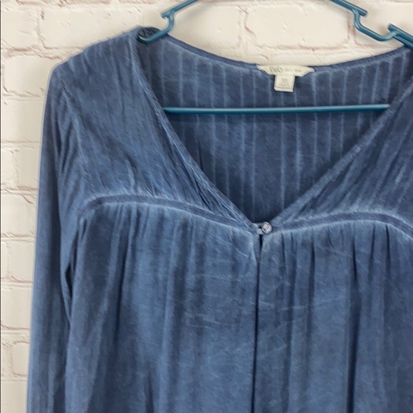 Cato Tops - ❤️ Cato pleated & lace distressed boho smock top